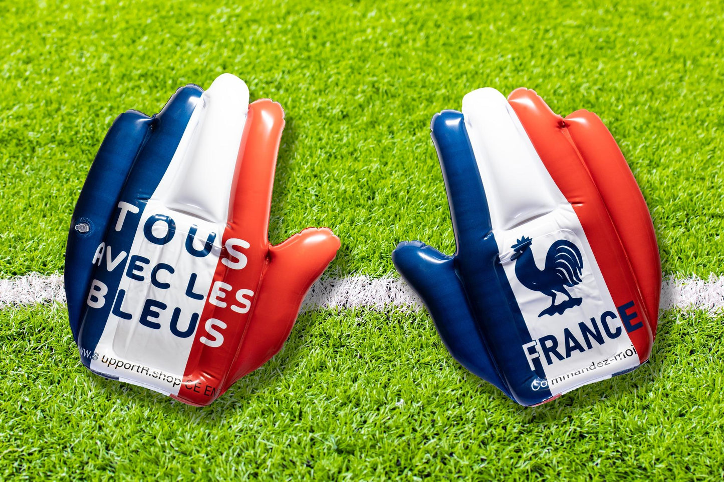 main supporter équipe France